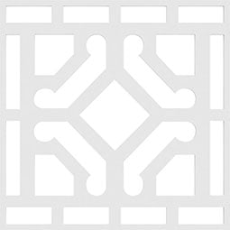 Ekena Millwork - WALPADD - Addison Fretwork Decorative Wall Panels in Architectural Grade PVC