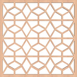 Ekena Millwork - WALWAKR - Akron Decorative Fretwork Wood Wall Panels