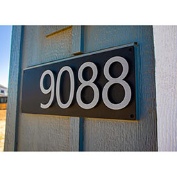 Goldberg Brothers, Inc. - GB6012B - Goldberg Horizontal House Number Sign
