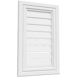 Ekena Millwork - GVPS - TrueCraft Surface Mounted Architectural Grade PVC Gable Vent