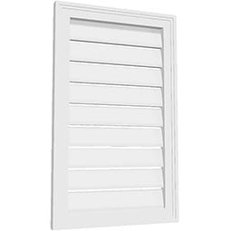 Ekena Millwork - GVPS - TrueCraft Surface Mounted Architectural Grade PVC Gable Vent