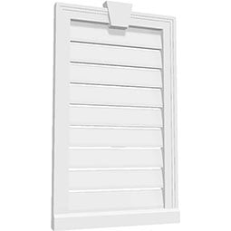 Ekena Millwork - GVPS - TrueCraft Surface Mounted Architectural Grade PVC Gable Vent