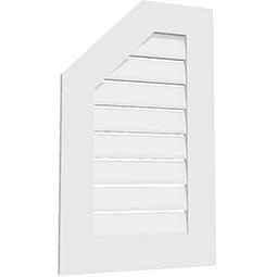 Ekena Millwork - GVPS - TrueCraft Surface Mounted Architectural Grade PVC Gable Vent