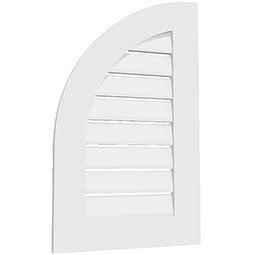 Ekena Millwork - GVPS - TrueCraft Surface Mounted Architectural Grade PVC Gable Vent