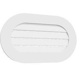 Ekena Millwork - GVPS - TrueCraft Surface Mounted Architectural Grade PVC Gable Vent