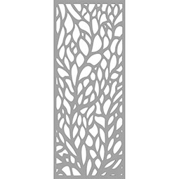 Ekena Millwork - WALPBAY - Bay Decorative Pierced Fretwork Wall Panels in Architectural Grade PVC