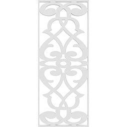 Ekena Millwork - WALPBEL - Bellaire Decorative Pierced Fretwork Wall Panels in Architectural Grade PVC