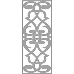 Ekena Millwork - WALPBEL - Bellaire Decorative Pierced Fretwork Wall Panels in Architectural Grade PVC