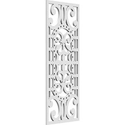 Ekena Millwork - WALPBLO - Bloomsburg Decorative Pierced Fretwork Wall Panels in Architectural Grade PVC