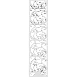 Ekena Millwork - WALPBRO - Brooklyn Decorative Pierced Fretwork Wall Panels in Architectural Grade PVC