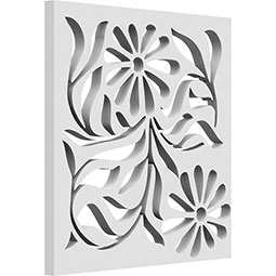 Ekena Millwork - WALPBRT - Barryton Decorative Fretwork Wall Panels in Architectural Grade PVC