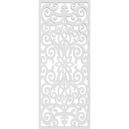 Ekena Millwork - WALPBUE - Buel Decorative Pierced Fretwork Wall Panels in Architectural Grade PVC