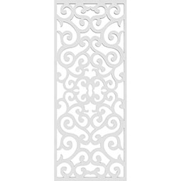 Ekena Millwork - WALPEVL - Eveline Decorative Pierced Fretwork Wall Panels in Architectural Grade PVC