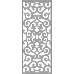 Ekena Millwork - WALPEVL - Eveline Decorative Pierced Fretwork Wall Panels in Architectural Grade PVC