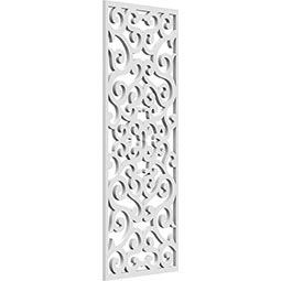 Ekena Millwork - WALPEVL - Eveline Decorative Pierced Fretwork Wall Panels in Architectural Grade PVC