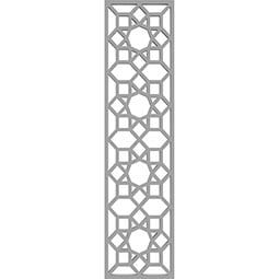 Ekena Millwork - WALPHAN - Hanover Decorative Pierced Fretwork Wall Panels in Architectural Grade PVC