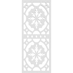 Ekena Millwork - WALPHER - Hermitage Decorative Pierced Fretwork Wall Panels in Architectural Grade PVC