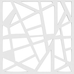 Ekena Millwork - WALPHSB - Harrisburg Decorative Fretwork Wall Panels in Architectural Grade PVC