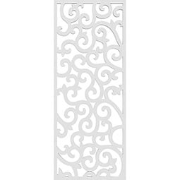 Ekena Millwork - WALPIRV - Irving Decorative Pierced Fretwork Wall Panels in Architectural Grade PVC