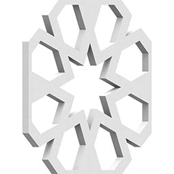 Ekena Millwork - WALPJAC - Jackson Decorative Fretwork Wall Panels in Architectural Grade PVC