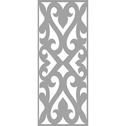 Ekena Millwork - WALPKEE - Keene Decorative Pierced Fretwork Wall Panels in Architectural Grade PVC