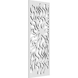 Ekena Millwork - WALPLAR - Larkin Decorative Pierced Fretwork Wall Panels in Architectural Grade PVC