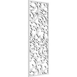 Ekena Millwork - WALPLEN - Lennon Decorative Pierced Fretwork Wall Panels in Architectural Grade PVC