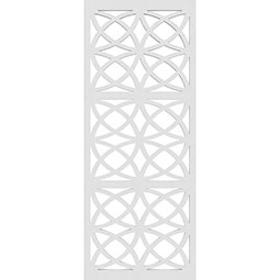Ekena Millwork - WALPLON - London Decorative Pierced Fretwork Wall Panels in Architectural Grade PVC