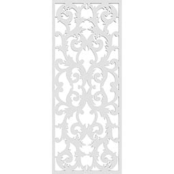 Ekena Millwork - WALPMEA - Meadville Decorative Pierced Fretwork Wall Panels in Architectural Grade PVC