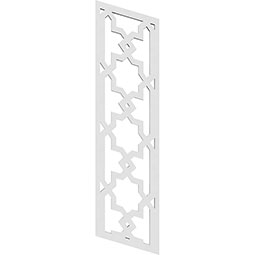Ekena Millwork - WALPNAR - Narragansett Decorative Pierced Fretwork Wall Panels in Architectural Grade PVC