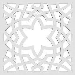 Ekena Millwork - WALPPAR - Paris Decorative Fretwork Wall Panels in Architectural Grade PVC