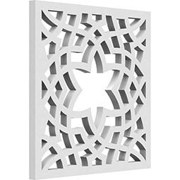 Ekena Millwork - WALPPAR - Paris Decorative Fretwork Wall Panels in Architectural Grade PVC