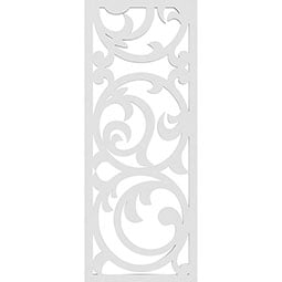 Ekena Millwork - WALPPFD - Pittsford Decorative Pierced Fretwork Wall Panels in Architectural Grade PVC
