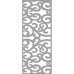 Ekena Millwork - WALPPOT - Potterville Decorative Pierced Fretwork Wall Panels in Architectural Grade PVC