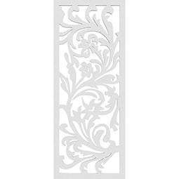 Ekena Millwork - WALPPRY - Perry Decorative Pierced Fretwork Wall Panels in Architectural Grade PVC