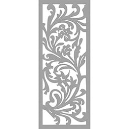 Ekena Millwork - WALPPRY - Perry Decorative Pierced Fretwork Wall Panels in Architectural Grade PVC