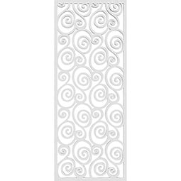 Ekena Millwork - WALPSHA - Shamokin Decorative Pierced Fretwork Wall Panels in Architectural Grade PVC