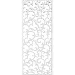 Ekena Millwork - WALPWLD - Wheatland Decorative Pierced Fretwork Wall Panels in Architectural Grade PVC