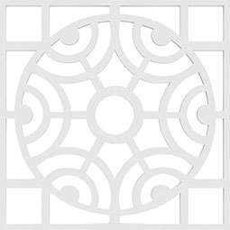 Ekena Millwork - WALPWLT - Walton Decorative Fretwork Wall Panels in Architectural Grade PVC