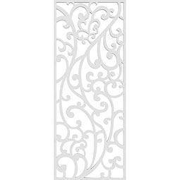 Ekena Millwork - WALPWOO - Woodhaven Decorative Pierced Fretwork Wall Panels in Architectural Grade PVC