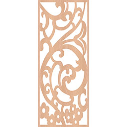 Ekena Millwork - WALWBDW - Bridgewater Decorative Pierced Fretwork Wood Wall Panels