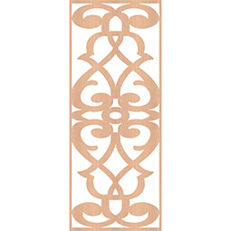 Ekena Millwork - WALWBEL - Bellaire Decorative Pierced Fretwork Wood Wall Panels