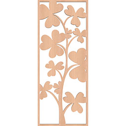 Ekena Millwork - WALWBRA - Bradford Decorative Pierced Fretwork Wood Wall Panels