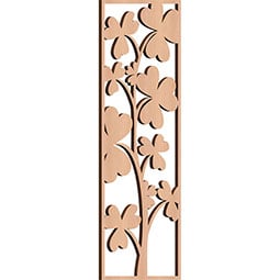 Ekena Millwork - WALWBRA - Bradford Decorative Pierced Fretwork Wood Wall Panels