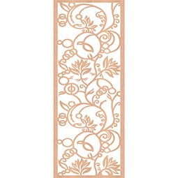 Ekena Millwork - WALWCAP - Caspian Decorative Pierced Fretwork Wood Wall Panels