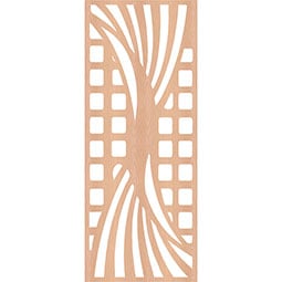 Ekena Millwork - WALWCSL - Chassell Decorative Pierced Fretwork Wood Wall Panels