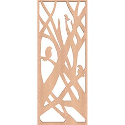 Ekena Millwork - WALWDAL - Dalton Decorative Pierced Fretwork Wood Wall Panels