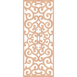 Ekena Millwork - WALWEVL - Eveline Decorative Pierced Fretwork Wood Wall Panels