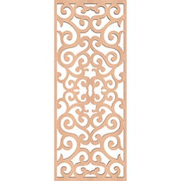Ekena Millwork - WALWEVL - Eveline Decorative Pierced Fretwork Wood Wall Panels