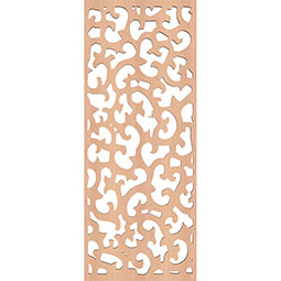 Ekena Millwork - WALWGSL - Grass Lake Decorative Pierced Fretwork Wood Wall Panels